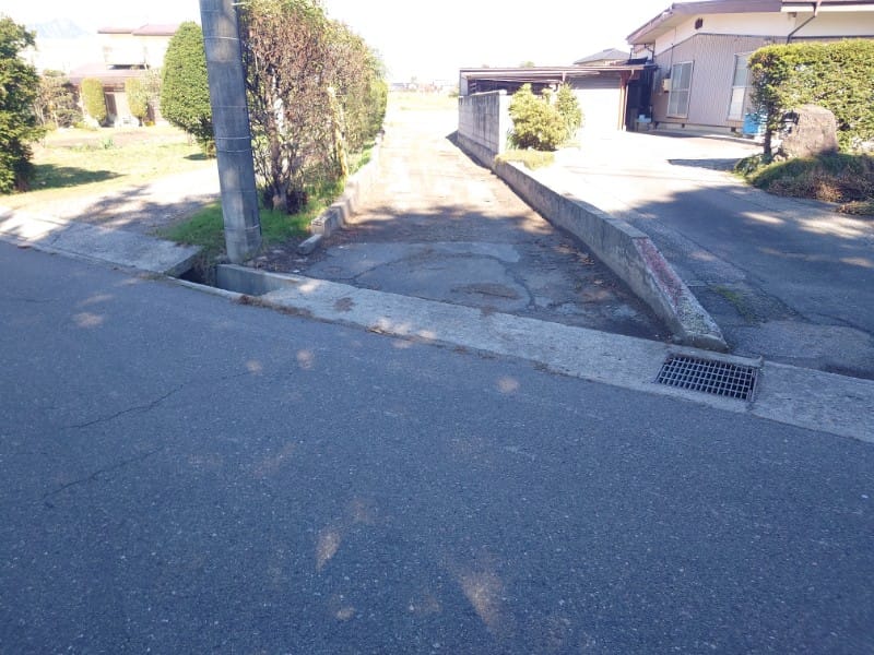 道路との接道部分