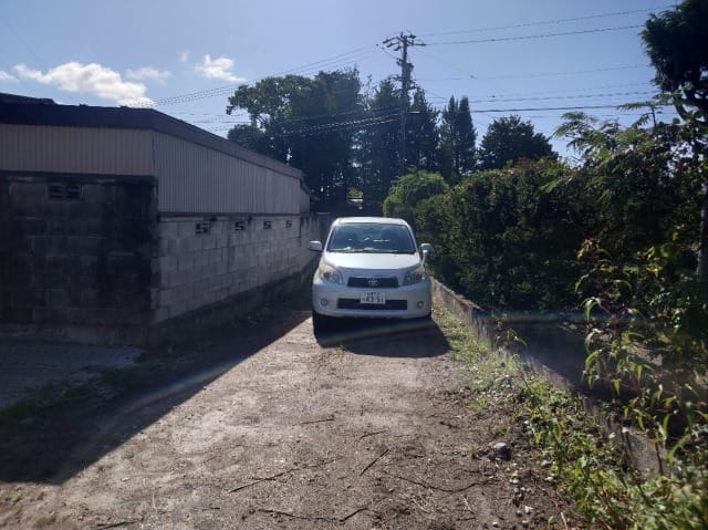 宅地延長と乗用車の幅