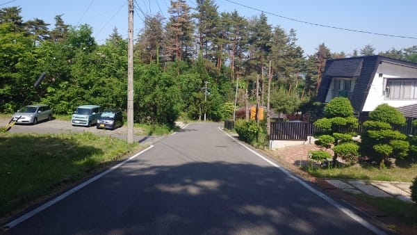 前面道路
