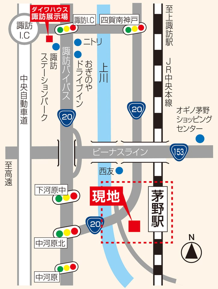 茅野市ちの字孫左ェ門河原２９３７番３ セキュレアちのb号地 ココスマ諏訪