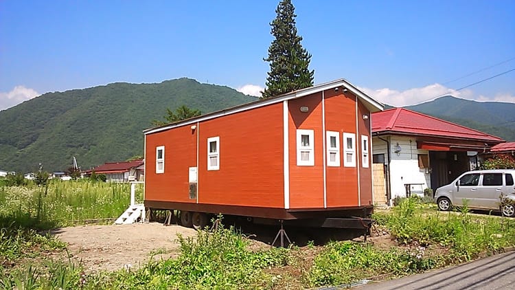 大町市平9181 3 木崎湖南トレーラーハウス ココスマ安曇野